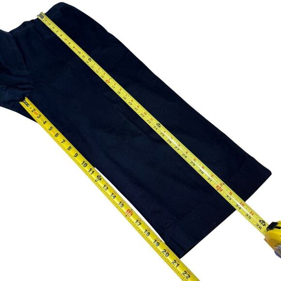 Vtg 80s 90s Lauren Jeans Co Pants Blue Womens Wide Leg Cropped Preppy Prep 16 - Picture 7 of 8